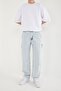 Men's Pocket Detailed Light Blue Baggy Trousers Jean