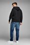 Men's Sweat - Plus Jjecorp Cotton Hooded, Kangaroo Pocket, Regular Fit Sweat 12163777 - 2