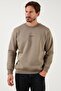 Cotton Regular Fit Crew Neck Sweat Men's Sweat 59050121 - 5
