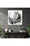 Wildlife Glass Painting, Wise Owl Perched under Moonlight, Wildlife, Glass Wall Art - 3