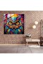 Wildlife Glass Painting - Wildlife, Home Decor, Pop Art Illustration, Enchanting Look - 3