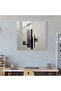 Minimal Gray Glass Print - Gray, Home Decor, Minimalist Design, Gray Geometric Shapes - 2