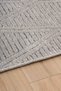 Ria Viscose Woven Carpet Plush Post Non-Slip Base Washable Gray Kitchen Carpet 1511 - 5