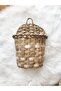 Brown Front Door Basket Newspaper Holder (One Piece) Wicker - 2