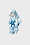 Tyra Cotton Patterned Hooded Towel Poncho Girl's Poncho Sh22110070 - 2