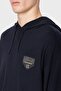 Cotton and Wool Blend Regular Fit Hooded Sweater Men's SWEATER 6RZM2A ZM3FZ 1510 - 3