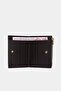 2805 Genuine Real Leather Zippered Women's Wallet Flother Black - 4