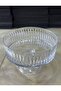 Footed Cut Crystal Glass Handmade Salad Presentation Bowl - Fruit Bowl - 4