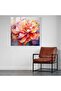 Blooming Beauty Glass Painting - Realistic Glass Wall Art, Modern Home Decor - 3