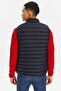 Men's Navy Blue Lined Windproof Inflatable Vest - 5