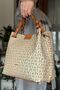 Just Polo Large Size Wide Strap Daily Women's Shoulder Bag 33X26 cm - 3