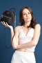 Merida Small Size Women's Black Shoulder Bag with Strap, Zipper Compartment and Card Holder - 8