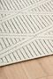 Ria Viscose Woven Carpet Curly Plush Post Non-Slip Base Washable Light Cream Entrance Carpet 1510 - 5
