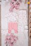 Lace Floral Patterned Double-Breasted Bodysuit Set for 0-3 Months Baby Girl - Gift Hospital Exit