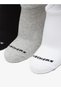 No Show Sports Socks with Logo Print - Set of 3 - 2