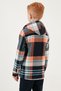 Hooded Double Pocket Plaid Winter Lumberjack Shirt Boy's Shirt CF24W81781 - 6