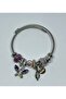 Charm Bracelet - Steel Pandora Model Butterfly Charm Bracelet