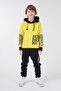 Printed Boy's Hooded Sweatshirt Hoodie - 4