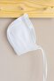Şile Cloth Baby White Bonnet Frilly Muslin Hat - 5