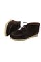 Real Leather Brown Suede Lace-Up Comfortable Daily Women's Boots - 2