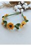 Sunflower Themed Children's Crown - 4