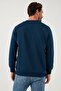 Cotton Regular Fit Crew Neck Sweat Men's Sweat 59050121 - 5