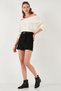 Winter Asymmetrical Cut Zipper Shorts Skirt Shorts Skirt 5865973