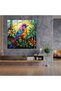 Wildlife Glass Painting, Stained Glass Bird, Wildlife, Tropical Bird, Home Decor - 3