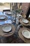 Wicker Placemat Bamboo Knitted Plate Set of 6 35x35cm - 3