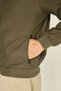 Men's Khaki Windproof Ultra Light Stand Collar Black Sports Coat - 5