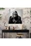 Minimalist Gorilla Glass Print - Gorilla, Gorilla, Glass Painting, Modern Art - 3