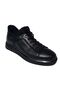 Shiny Genuine Leather Laser Printed Men's Casual Shoes - Rubber Laced K2414-9111