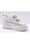 24K313-1 Wedge Heel Velcro Stone-Studded Sneaker (the Size Is 1 Size Smaller) - 3