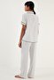 Polka Dot Comfortable Cut Shirt Collar Short Sleeve Pajama Set Pajama Set 6110102 - 6
