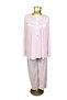 Nena Women's Placket Long Sleeve Pajamas-14083-pink - 3