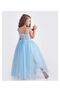 Girl's Ruffled Evening Dress Graduation Gown - 2