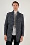 Slim Fit Single Slit Button Lined Stamp Coat Men's Coat5840110e - 3