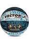 X Power Basketball (Black-White-Blue) (Size-7)