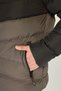 Men's Black-Anthracite Two-Color Hooded Water and Windproof Puffer Winter Coat - 6