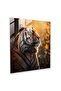Wildlife Glass Wall Art, Majestic Tiger, Wildlife, Home Decor