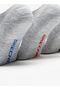 Non-see-through sports socks with texture - set of 3 - 2