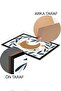 طقم طاولة MDF مكون من 3 قطع بإطار أسود - مجموعة 27 - 2