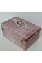 Wooden Velvet Lined Pearl and Guipure Decorated Chest Makeup Storage Gift Bundling Dowry Box - 5