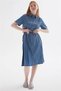 Short Sleeve Belted Midi Denim Dress DRESS 24Y0108K1 - 3