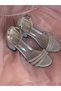 Three-Band Three-Band Stone Detailed Evening Dress Children's Heeled Shoes 03 - 5
