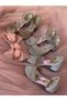Three-Band Three-Band Stone Detailed Evening Dress Children's Heeled Shoes 03 - 7