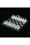 Premium Luxury Glass Chess Set - Transparent Frosted Gems, Elite Design, Custom Production Luxury Collection Set - 6