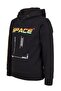 Space Printed Boy's Hooded Sweatshirt - 2