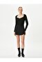Heart Collar Ribbed Knitwear Sweater - Regular Fit - 2