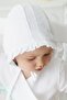 Şile Cloth Baby White Bonnet Frilly Muslin Hat - 4